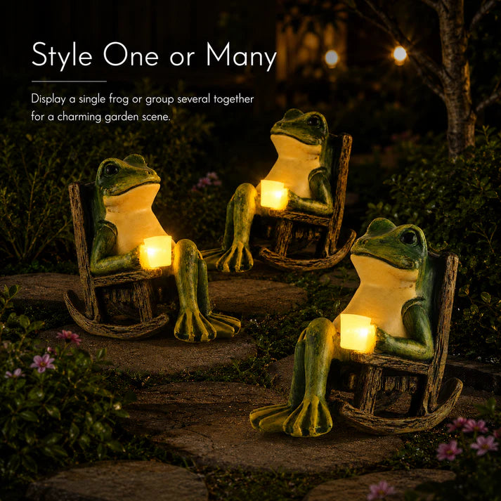 Miniature Frog Garden Statue