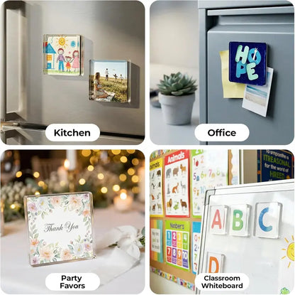 🖼️ DIY Magnetic Photo Frames