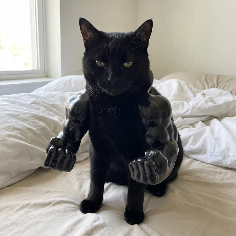 The Buff Cat Arms Everyone's Meme-ing.