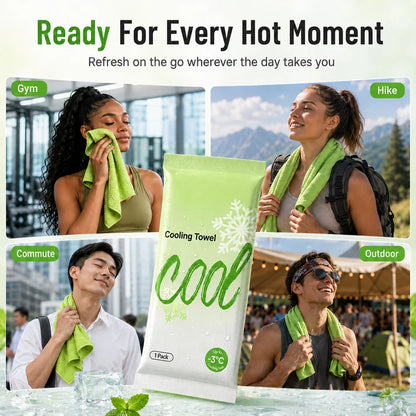 Instant Cooling Body Towel Wipes