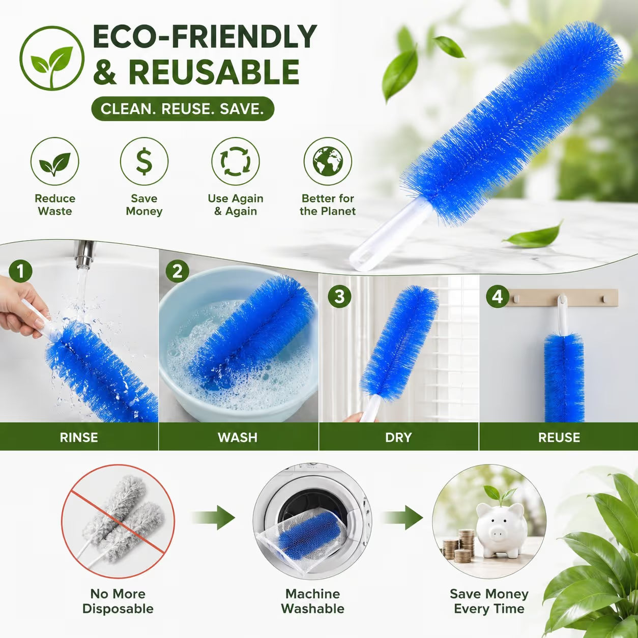 Ultimate Bendable Microfiber Dust Remover
