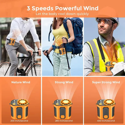 Personal Waist Portable Rechargeable Fan