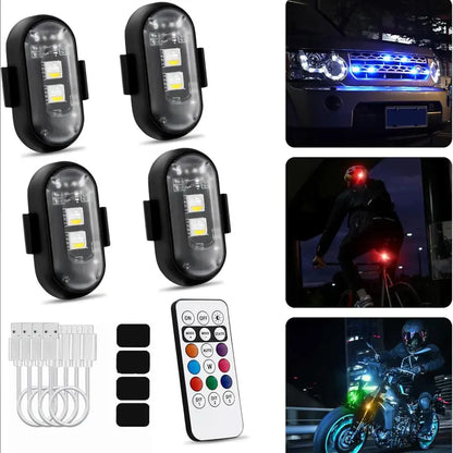 🚨 RGB Wireless LED Strobe Light
