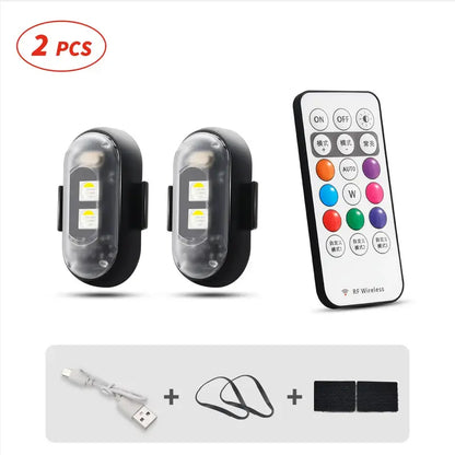 🚨 RGB Wireless LED Strobe Light