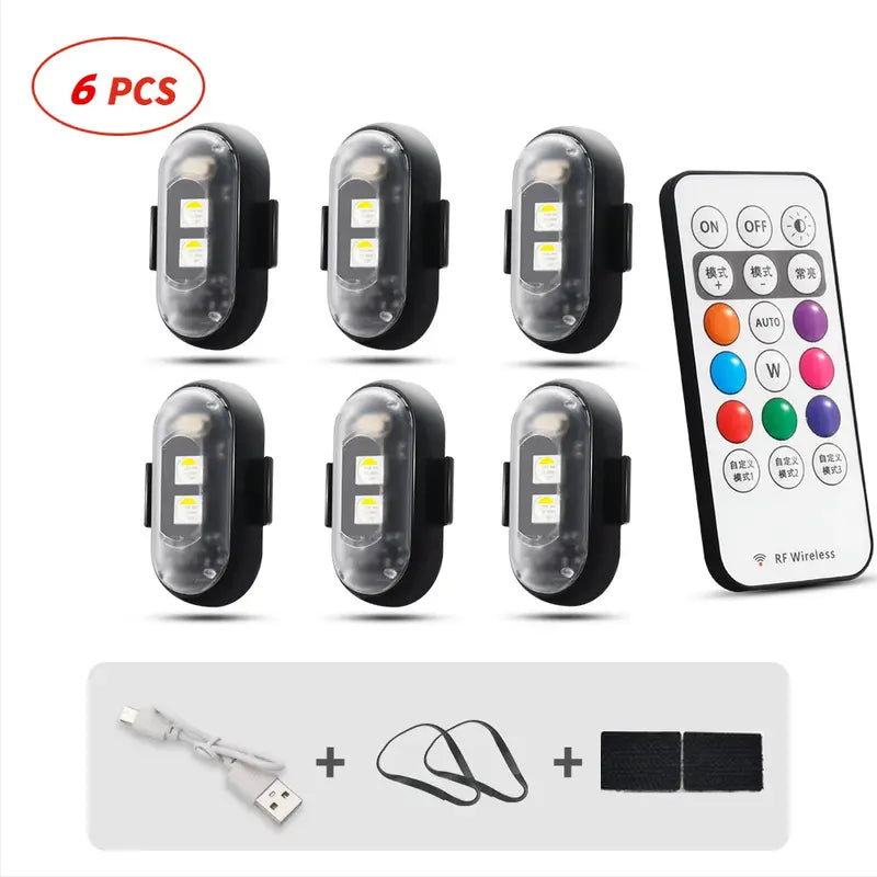 🚨 RGB Wireless LED Strobe Light