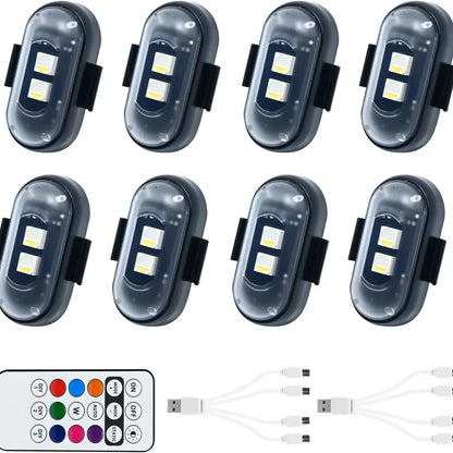 🚨 RGB Wireless LED Strobe Light
