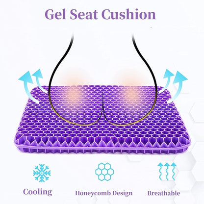 Ergonomic Silicone Gel Seat Cushion