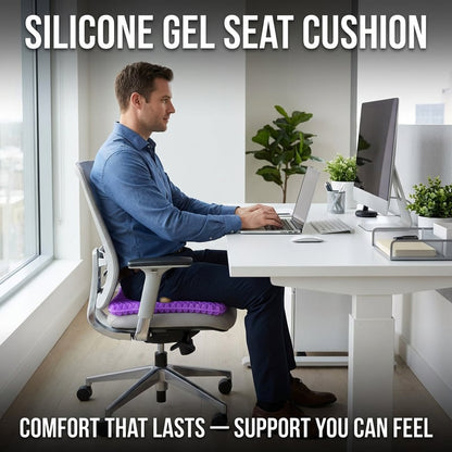 Ergonomic Silicone Gel Seat Cushion