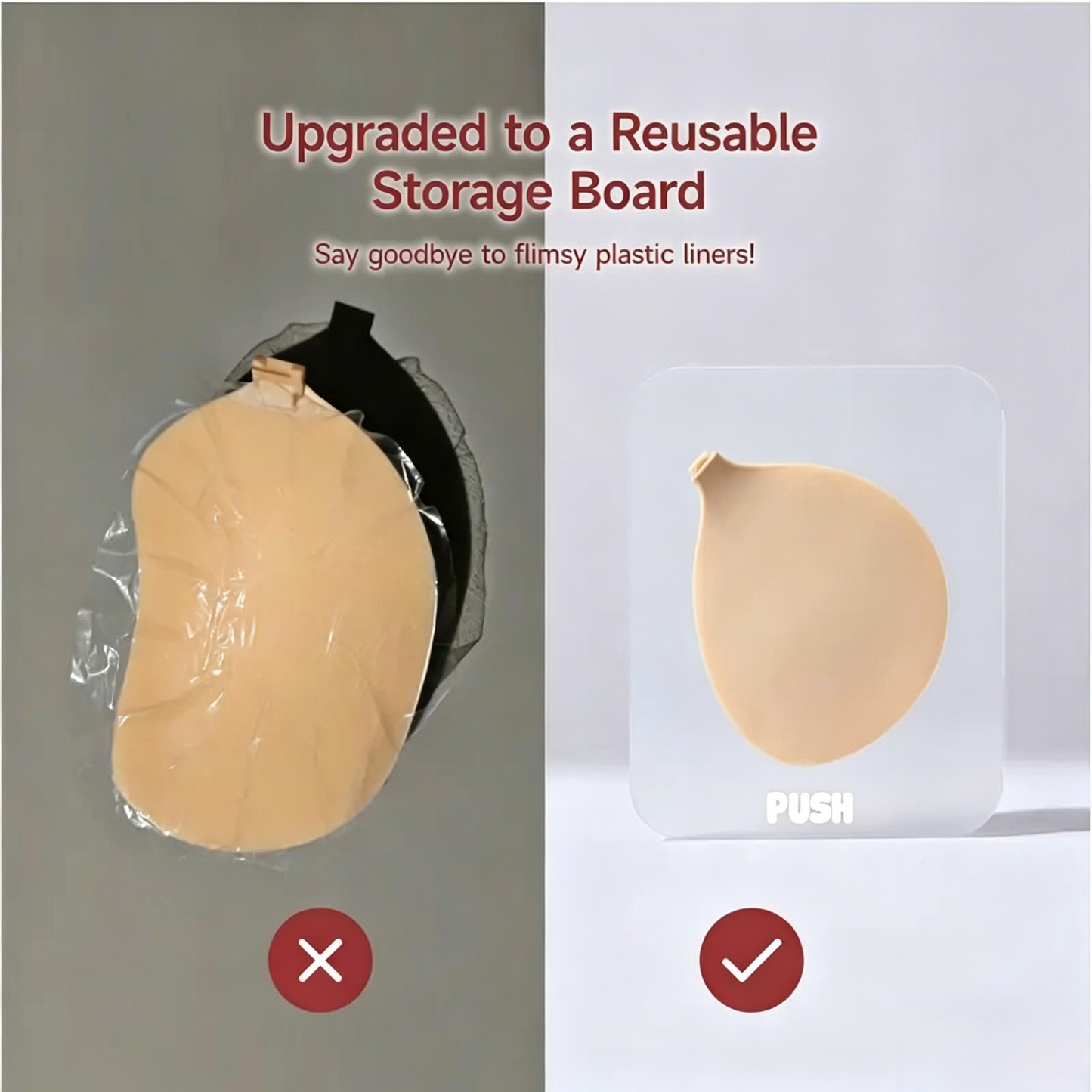 PUSH Adhesive Bra – Invisible Lift