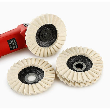 5-Inch Wool Polishing Wheels for Mirror Finish Grinding