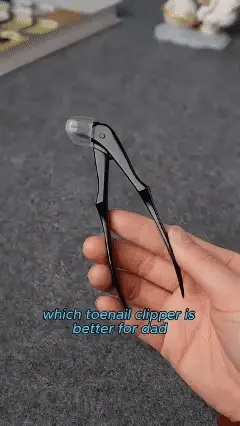 Stainless Steel Nail Clipper with Curved Precision Blades