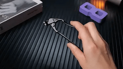 Stainless Steel Nail Clipper with Curved Precision Blades